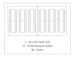 20'X40' High Peak Frame Tent