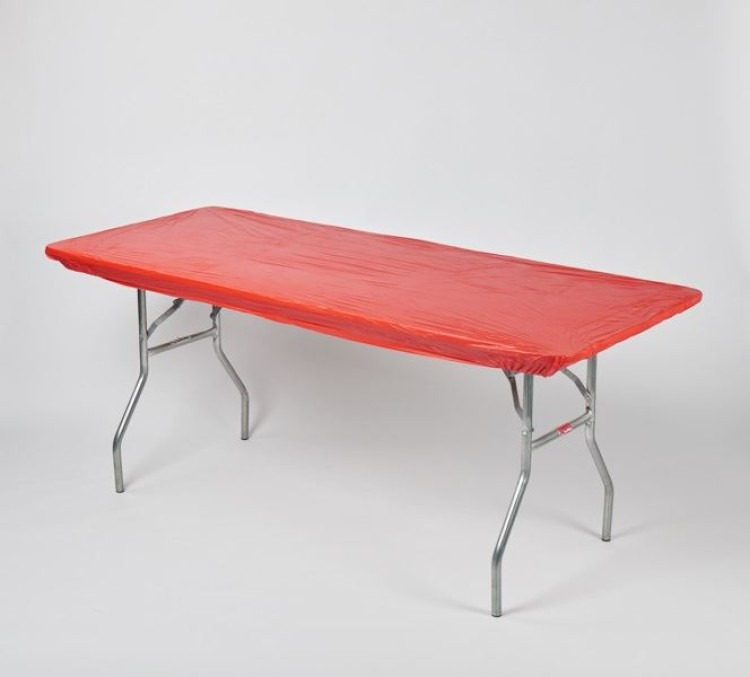 Fitted Plastic Table Covers with Elastic