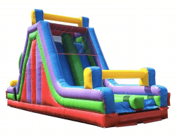 Rock Wall Dual Lane DRY Slide