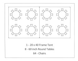 6420guest20package 1768171085 Tent Package up to 64 Guests