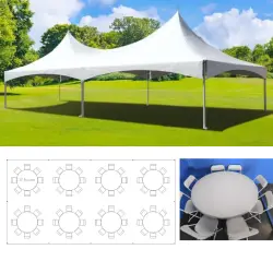 Tent Package up to 64 Guests