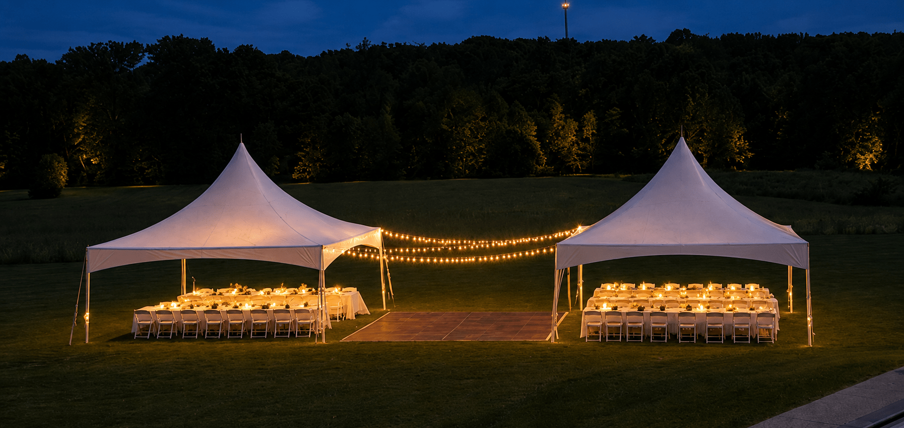 Tent rentals in Valley City Ohio
